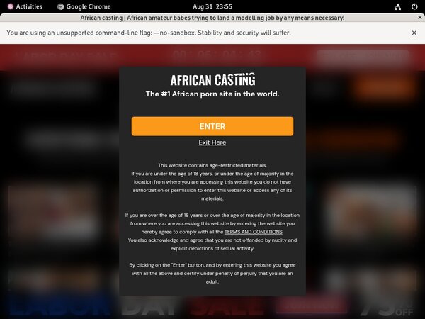 African Casting Checkout