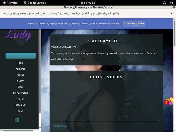 Alexlady.modelcentro.com Pricing