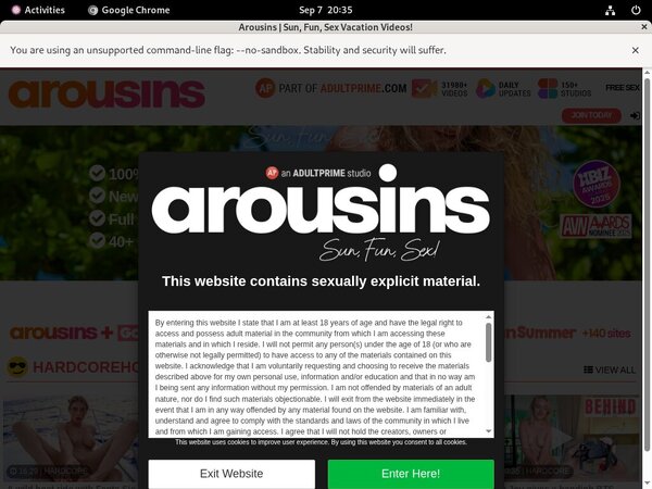 Arousins.com Girl