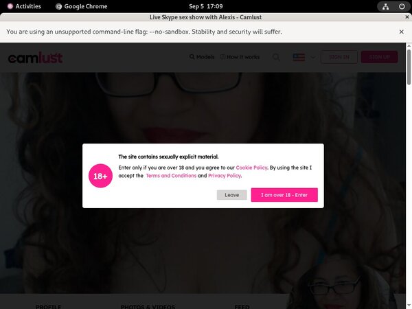Camlust.com Make Account