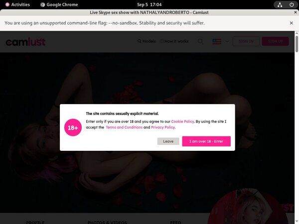 Camlust.com Subscription Deal