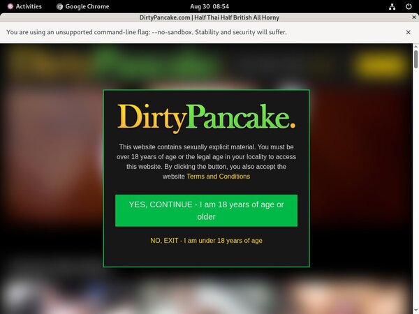 Dirtypancake Order Page