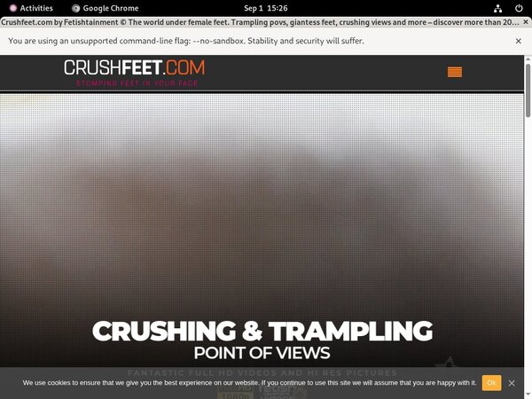 Discount Crush Feet Account