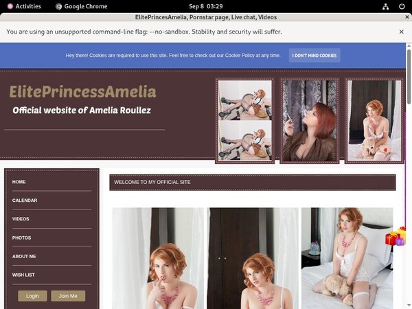 Eliteprincessamelia Free Trial Access