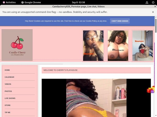 Free Camilacherryxxx Discount Membership