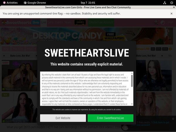 Free Sweethearts Live Sign Up