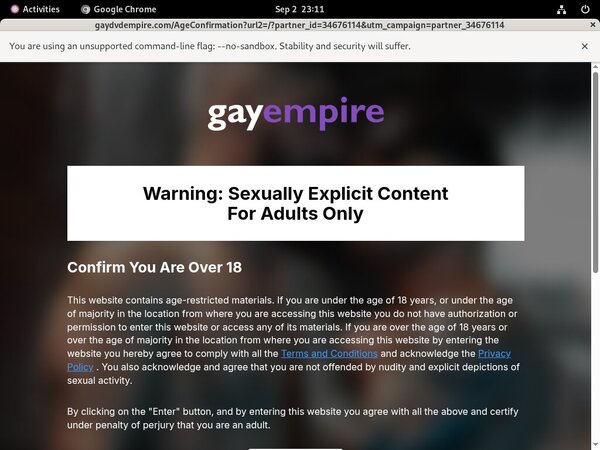 Gay Empire Credits