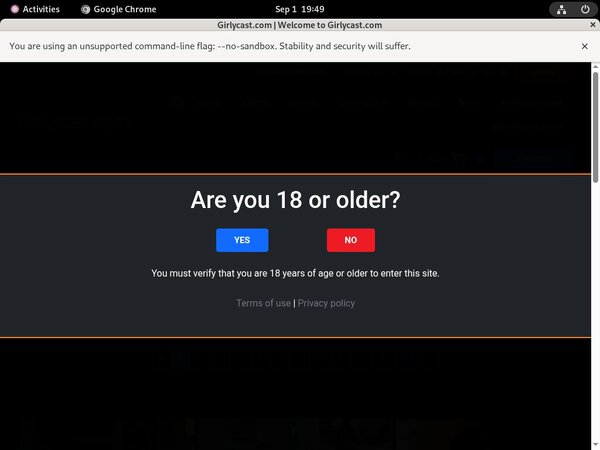 Girlycastshop Website