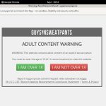 Guysinsweatpants Signup