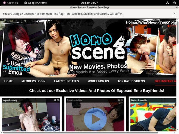Homo Scene 3 Day Trial