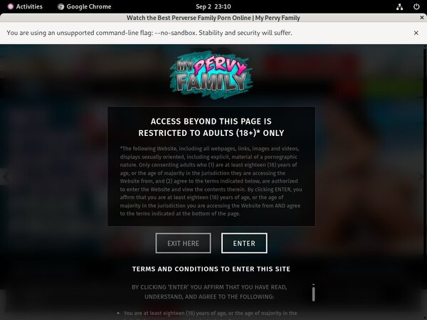 Mypervyfamily.com Updated Passwords