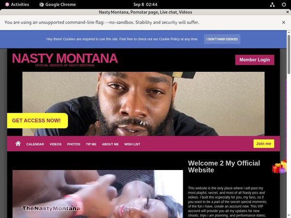 Nastymontana.com Accounts Working