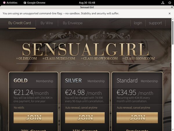 Passwords Sensual Girl
