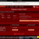 Premium FRENCH GIRLS FEET Site Rip