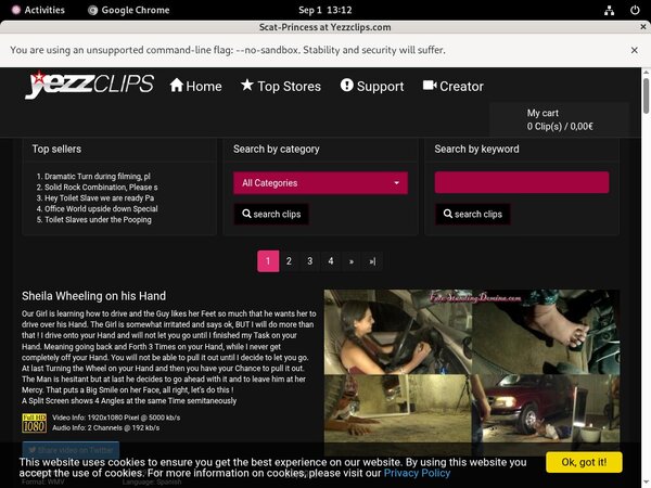 Premium Scatprincess Passwords