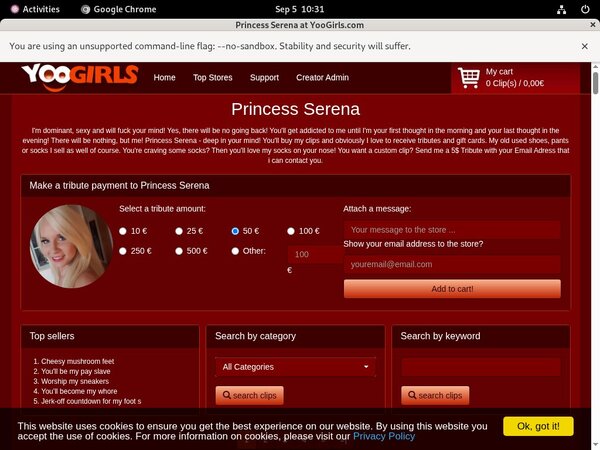 Princess Serena Porno