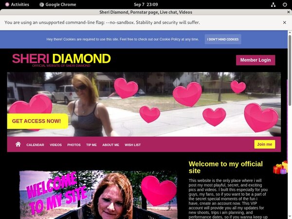Sheri Diamond Membership Account