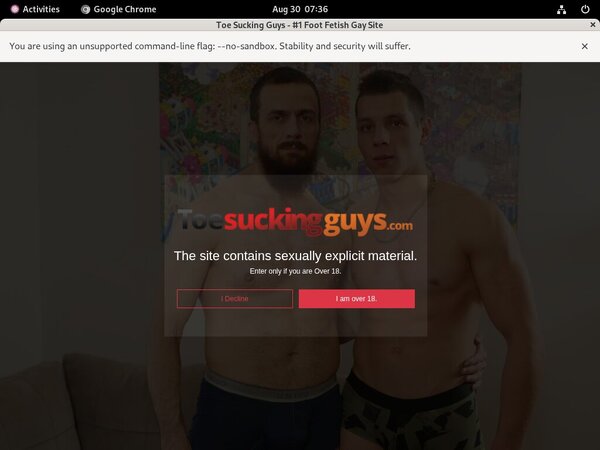Toesuckingguys Member Sign Up