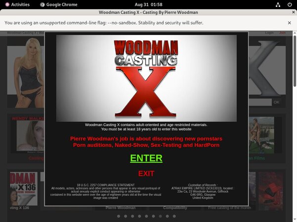 Woodmancastingx Pass Login
