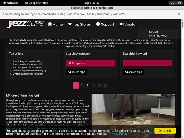 Yezzclips.com Trial Membership Deal