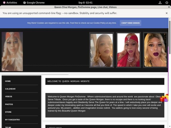 Thequeenmorgan.net Login