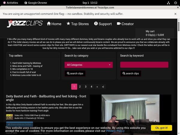Toiletslaveanddommes Network Password