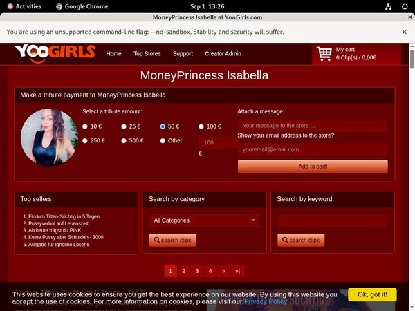 Moneyprincess Isabell Free Premium Account Moneyprincess Isabell Free Premium Account