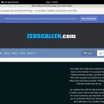 Free Account Zeus Callen Offer